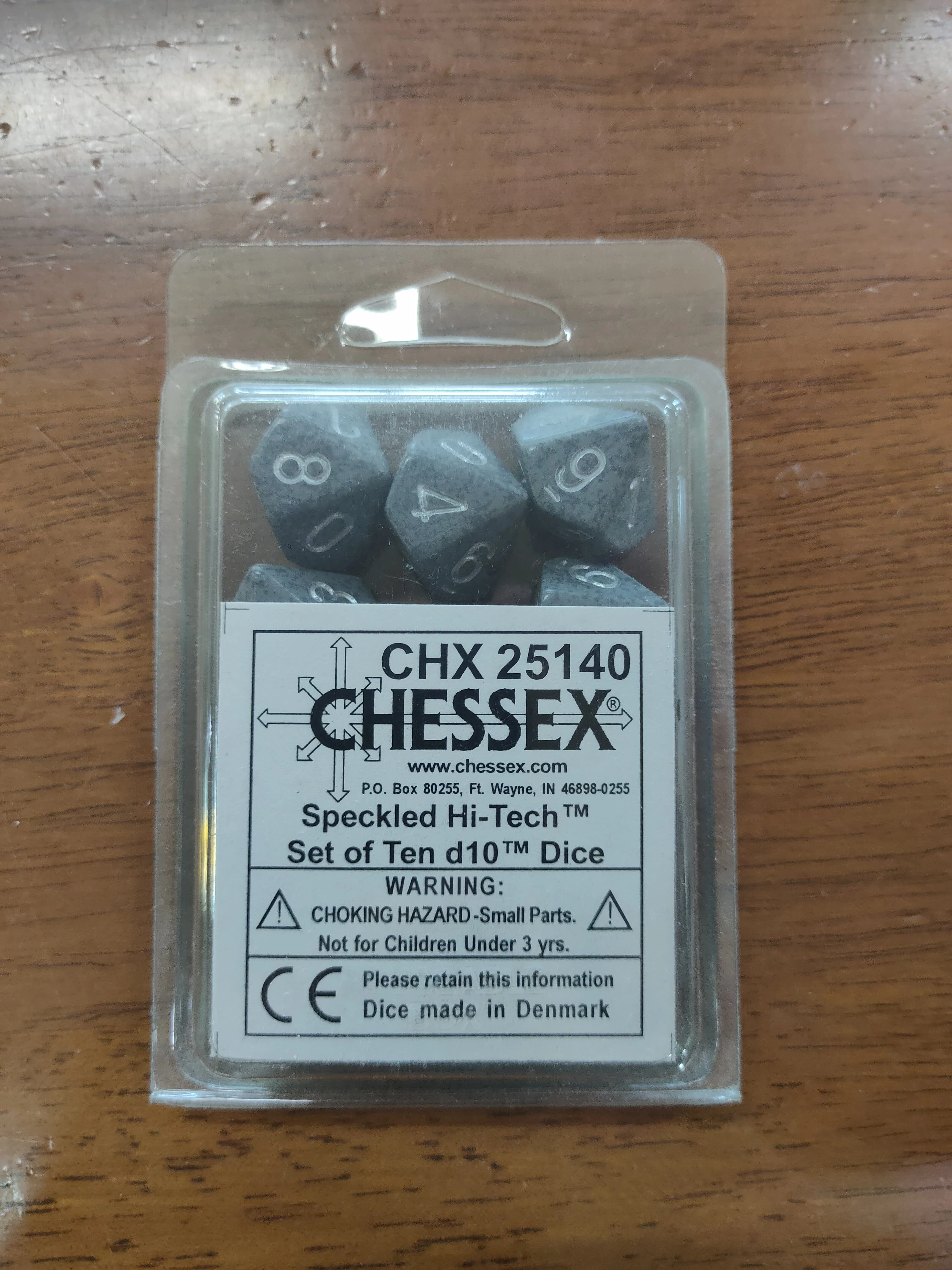 Speckled Hi Tech Set of Ten d10's