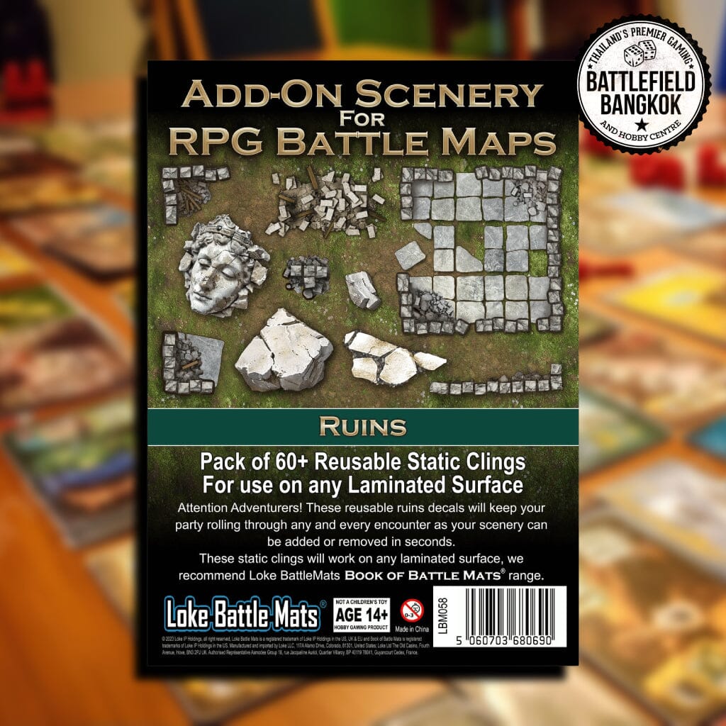 Add-On Scenery for RPG Maps: Ruins [Role-playing Games]