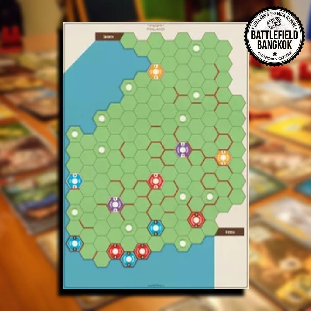 Age of Steam Deluxe: Hungary & Finland Maps Expansion [Boardgame]