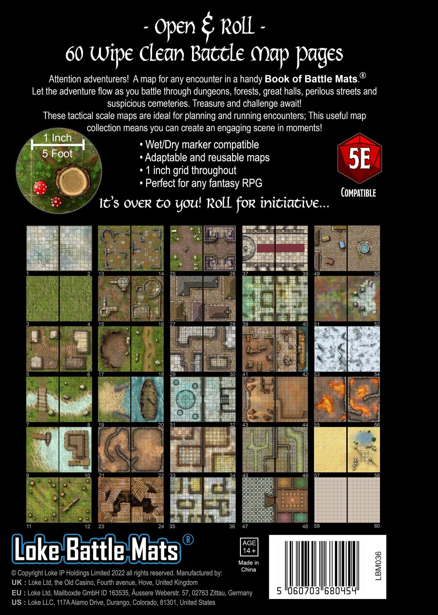 Big Book of Battle Mats Revised - 12X9" A4 - Image 2
