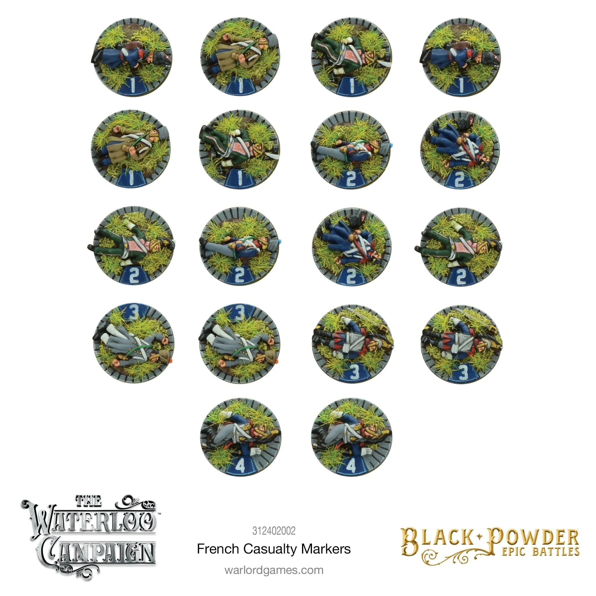Black Powder Epic Battles: Waterloo - French Casualty Markers - Image 2