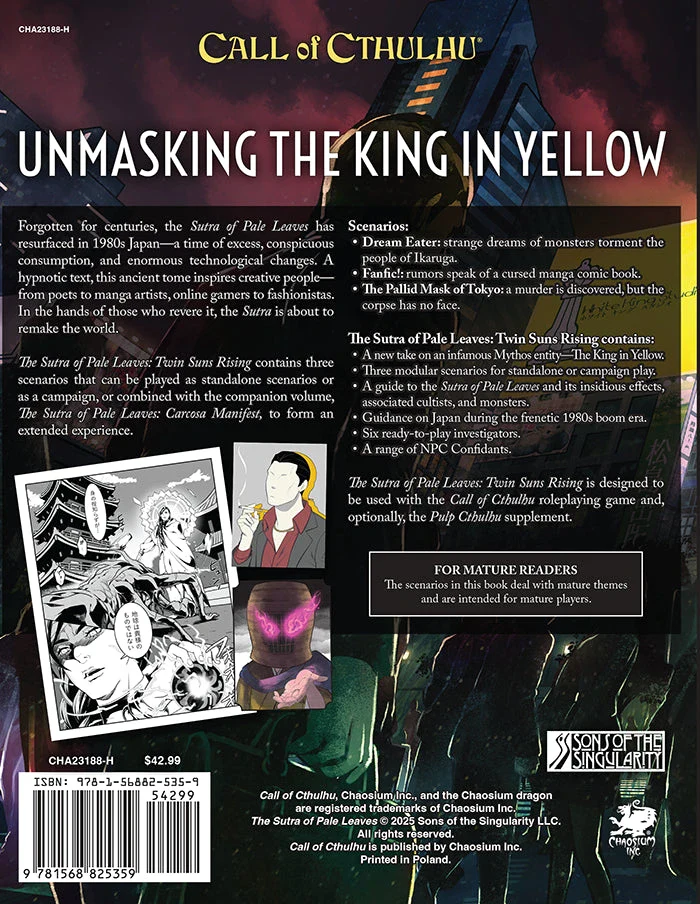 Call of Cthulhu: The Sutra of Pale Leaves - Twin Suns Rising - Image 2