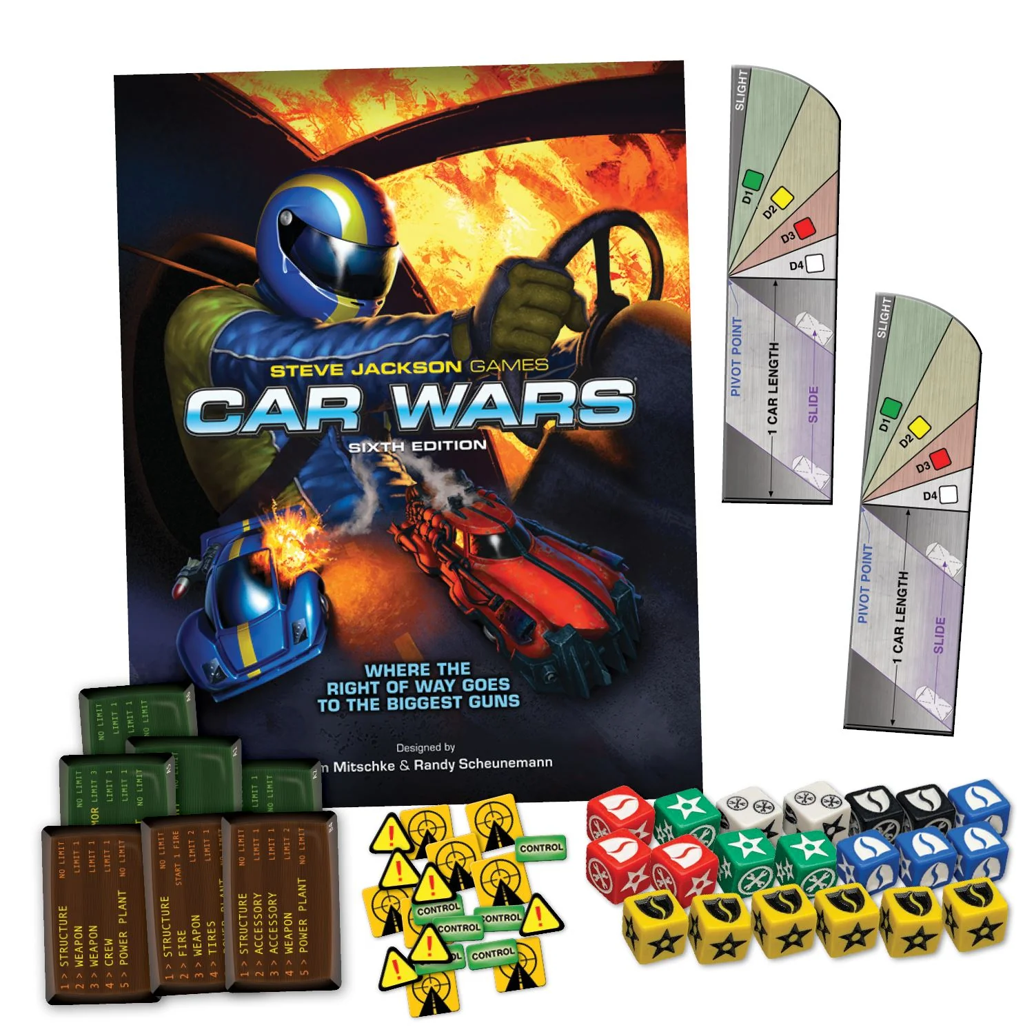 Car Wars (Sixth Edition): 2-Player Starter Set (Orange/Purple) - Image 2
