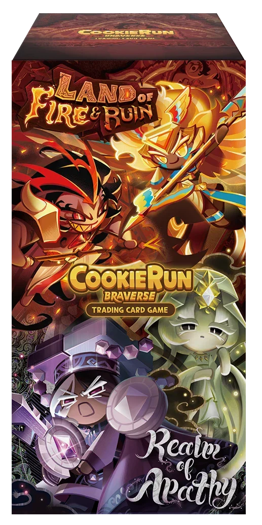 Cookie Run TCG: Realm of Apathy & Land of Fire & Ruin - Booster Display
