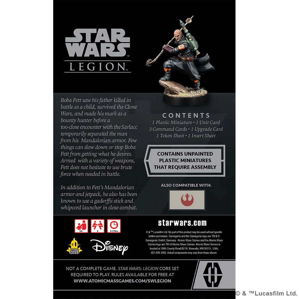 Star Wars Legion: Boba Fett Daimyo Operative Expansion - Image 2