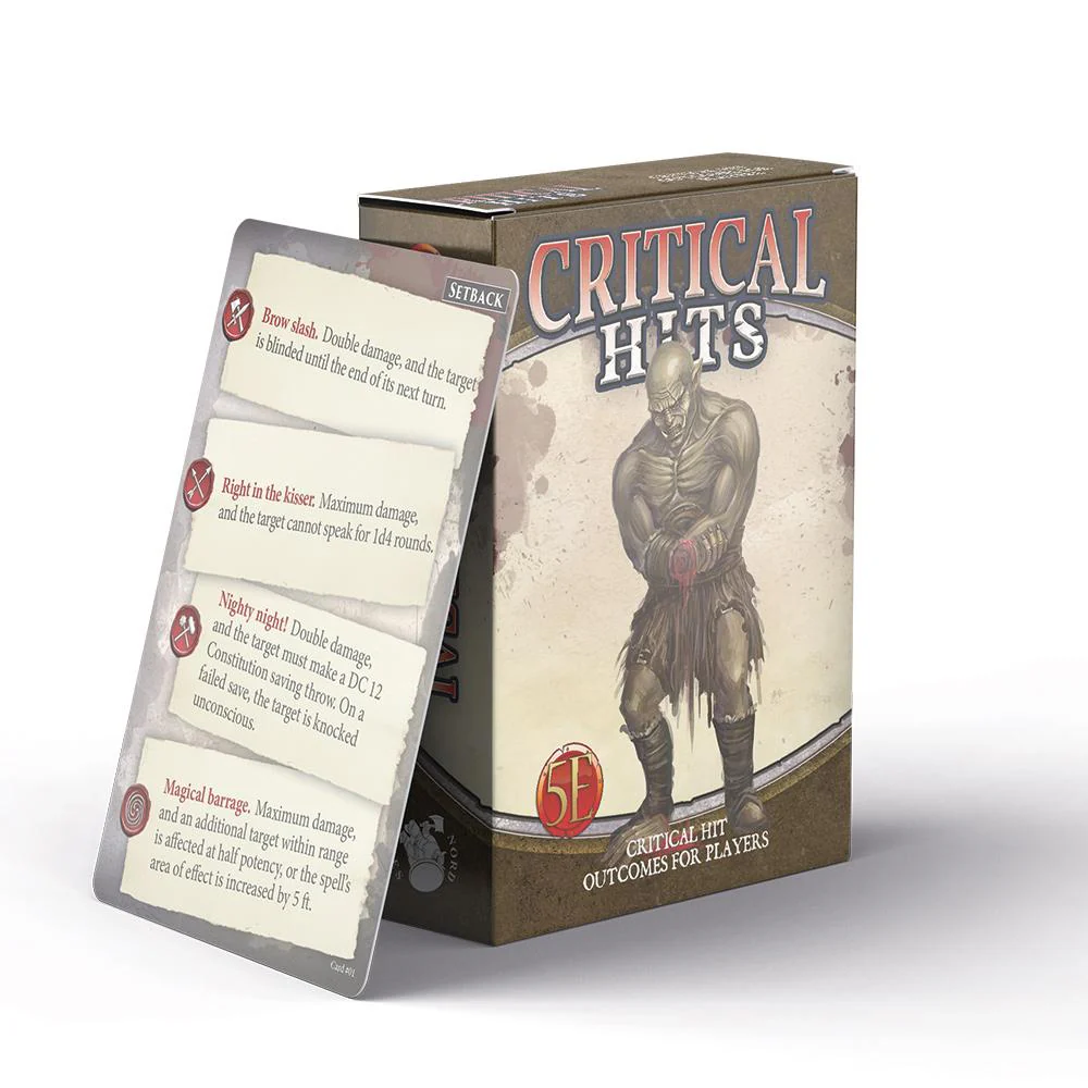 Critical Hit Deck for Players (5E)