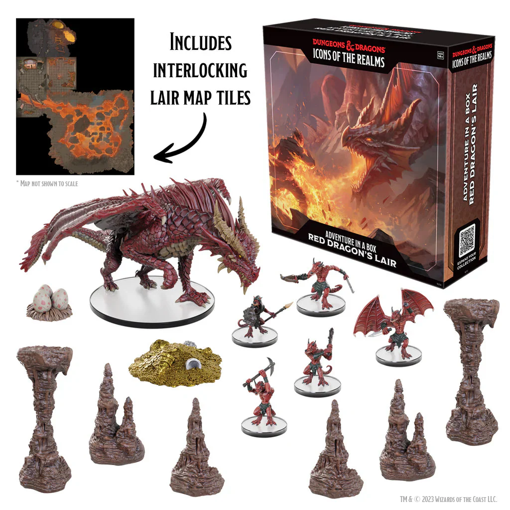 D&D Icons of the Realms: Adventure in a Box - Red Dragon's Lair - Image 3