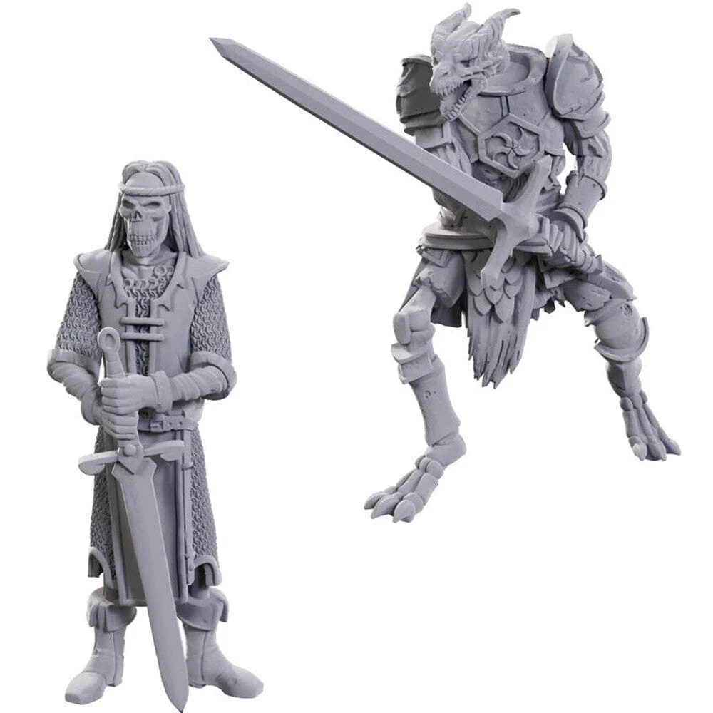 D&D Nolzur's Marvelous Unpainted Minis: Skeleton Knights (50th Anniversary)