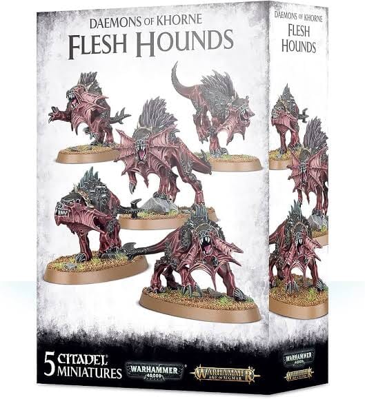DEAMONS OF KHORNE FLESH HOUNDS