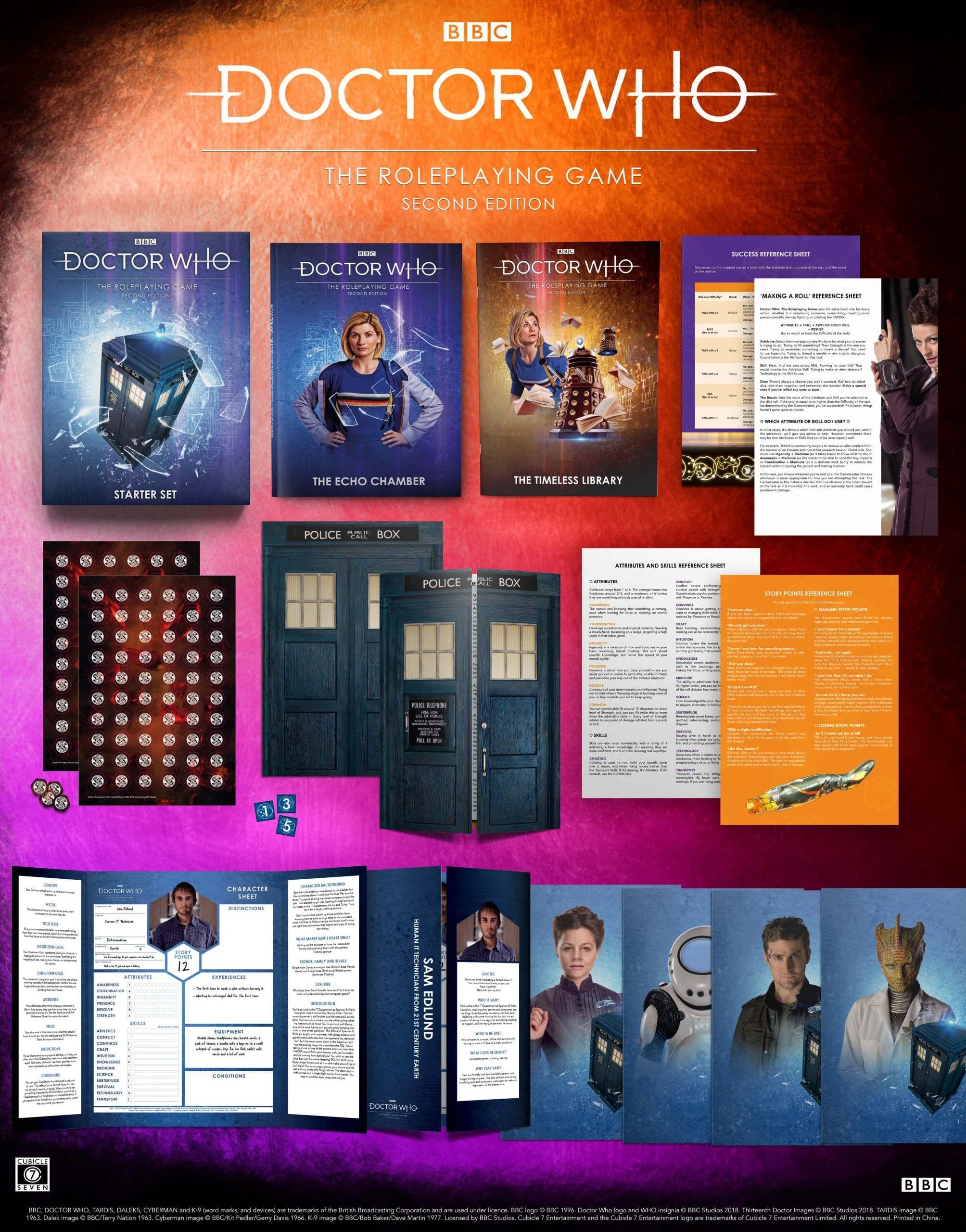 Doctor Who: The Roleplaying Game 2e - Starter Set - Image 2