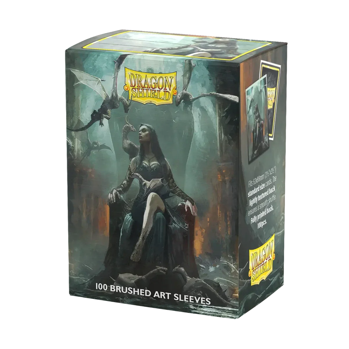 Dragon Shield Brushed Art Sleeves - Halloween 2024 (100)