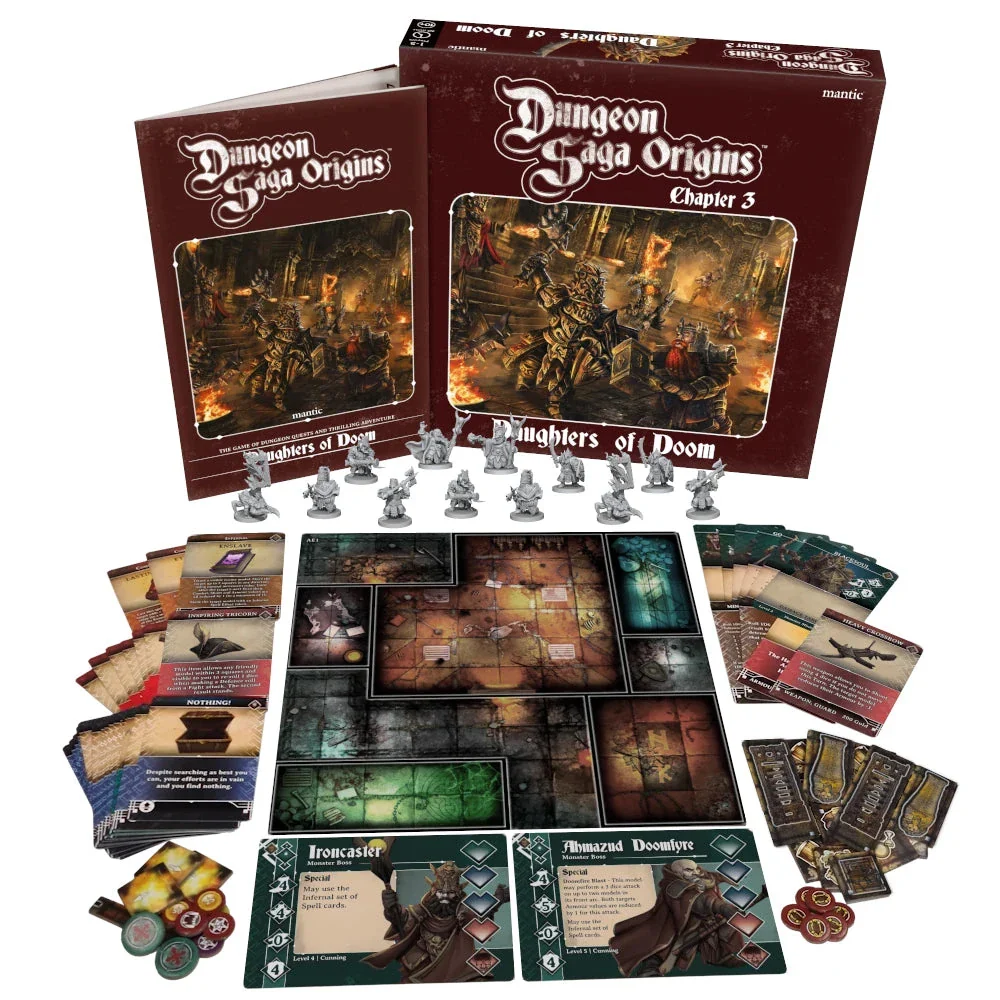 Dungeon Saga Origins - Daughters of Doom Expansion [Boardgame] - Image 3