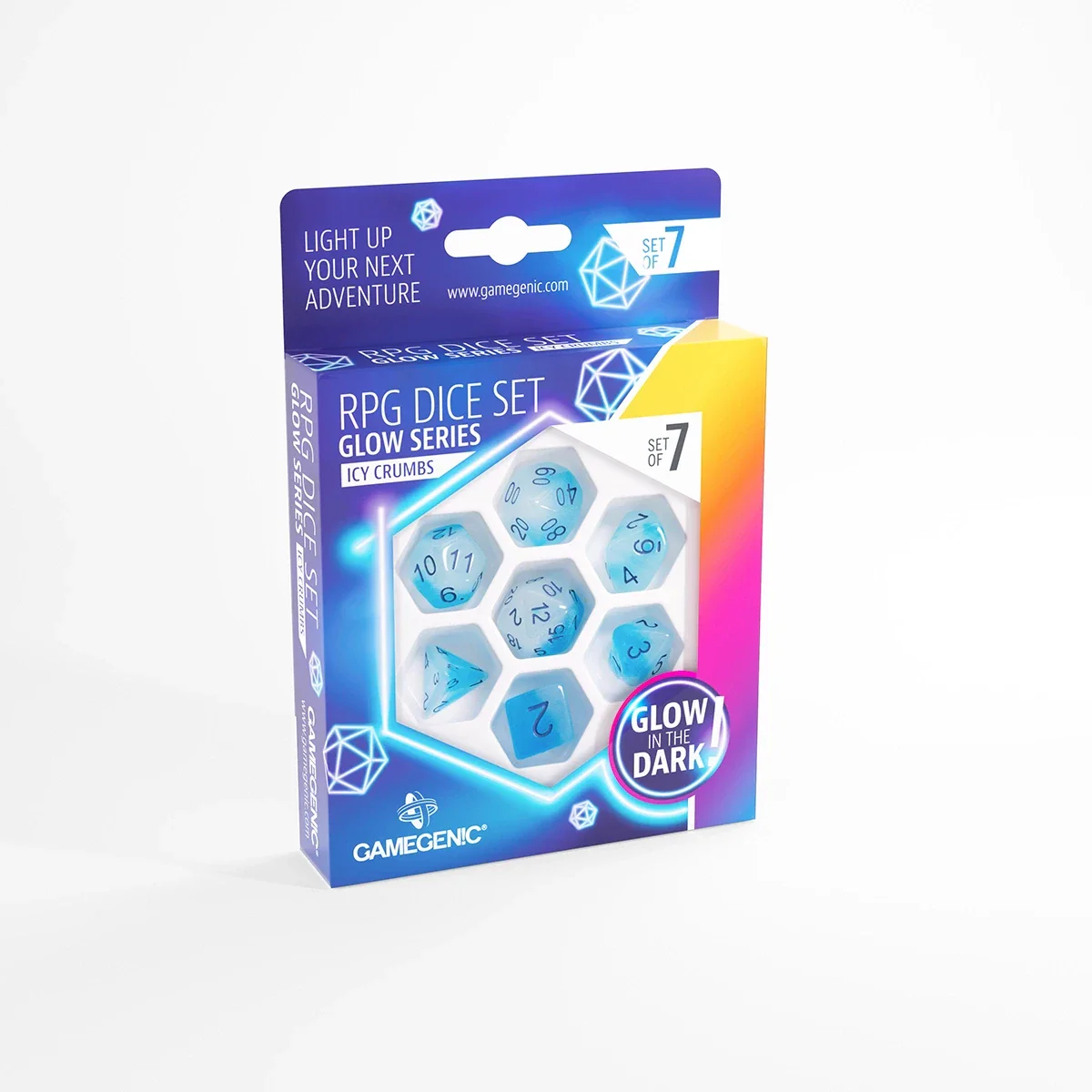 Glow Series RPG Dice Set