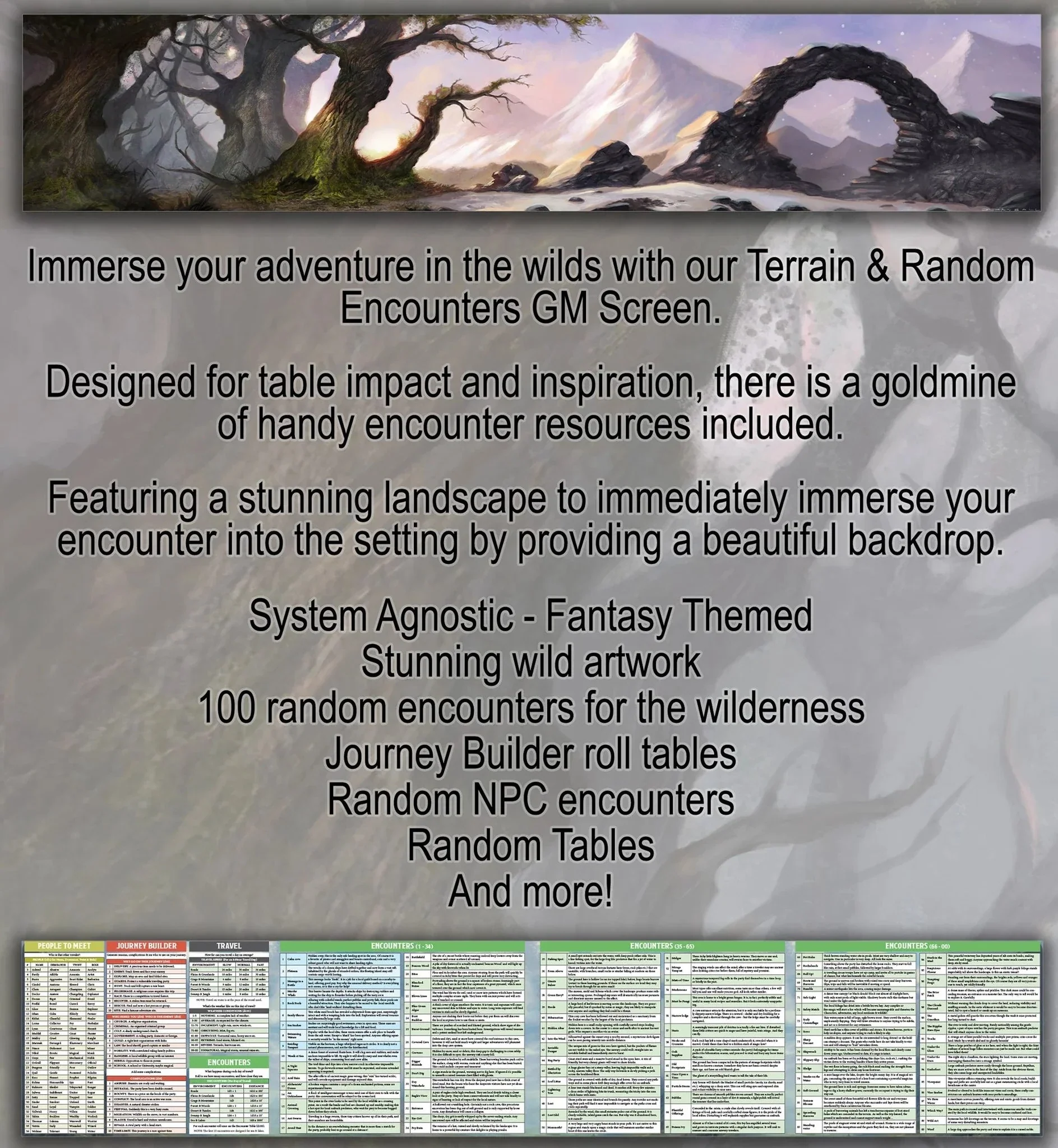 GM Screen - Terrain & Random Encounters - Image 2