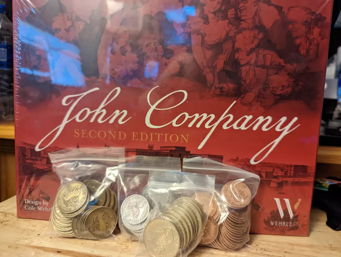 John Company Second Edition with Metal Coins - Image 3