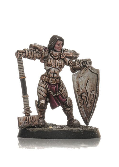 Kingdom of Talliareum: Heroine A of the Sisters of Talliareum (hammer+shield)