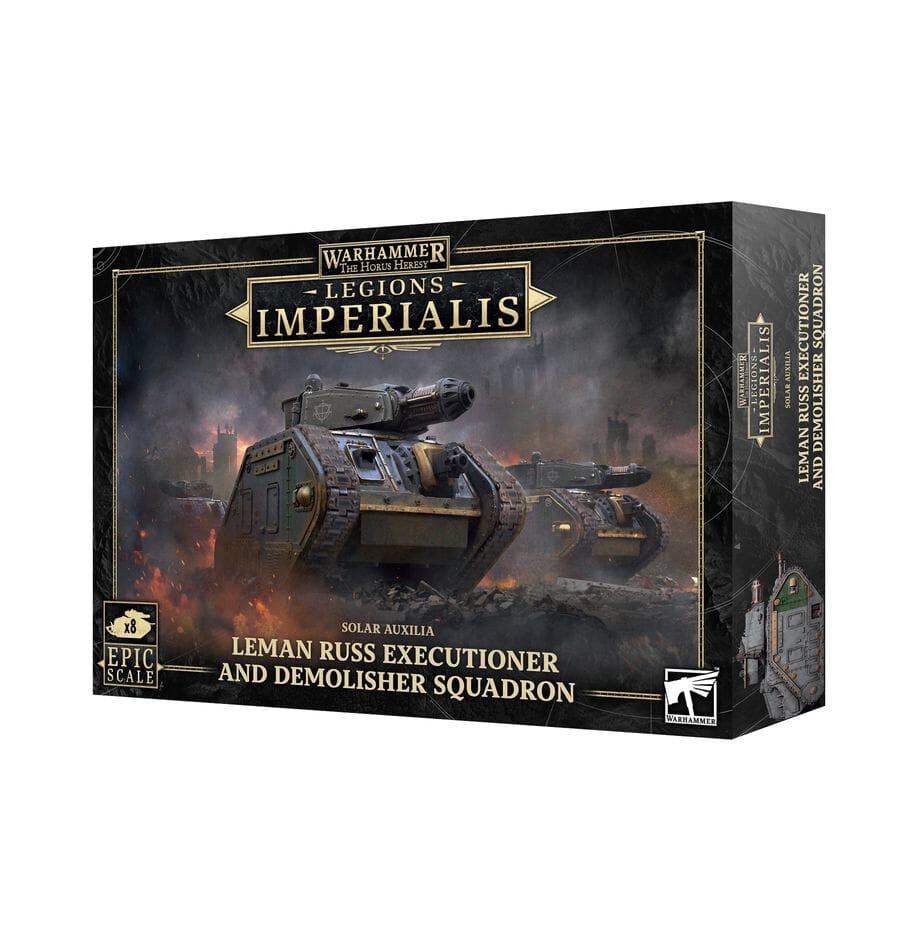 Legions Imperialis: Solar Auxilia - Leman Russ Executioner and Demolisher Squadron