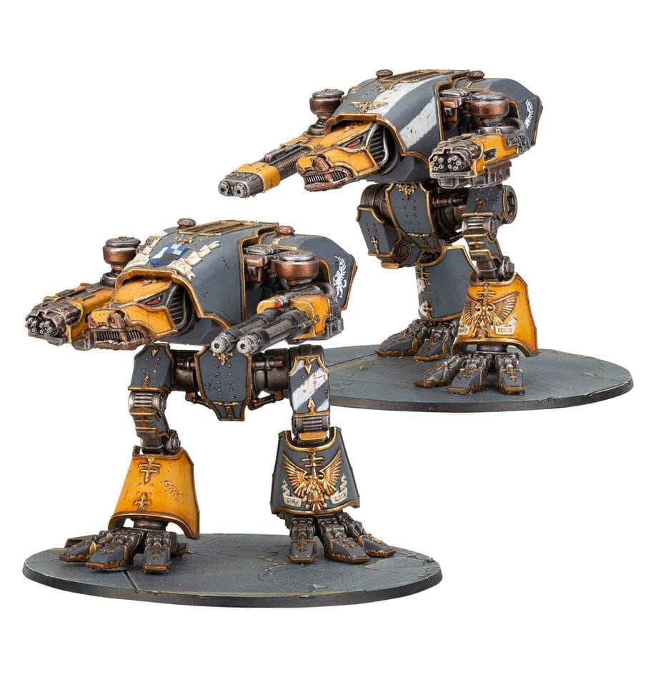 Legions Imperialis: Warhound Scout Titans with Turbo Laser Destructors and Vulcan Mega-Bolters - Image 2