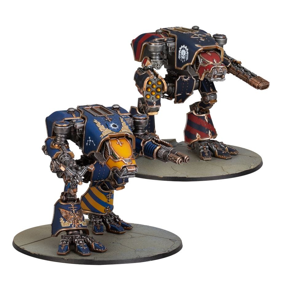 Legions Imperialis: Warhound Titans with Ursus Claws and Melta Lances - Image 2