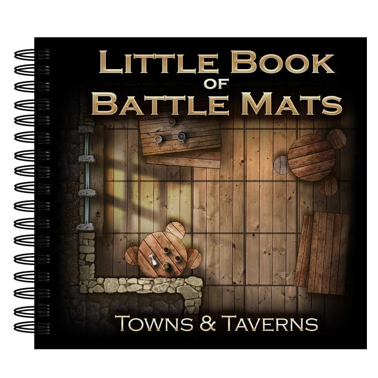 Little Book of Battle Mats - Towns & Taverns Edition 6x6"