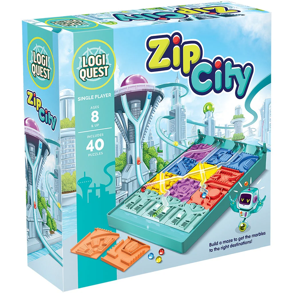 LogiQuest: Zip City Logic Puzzle