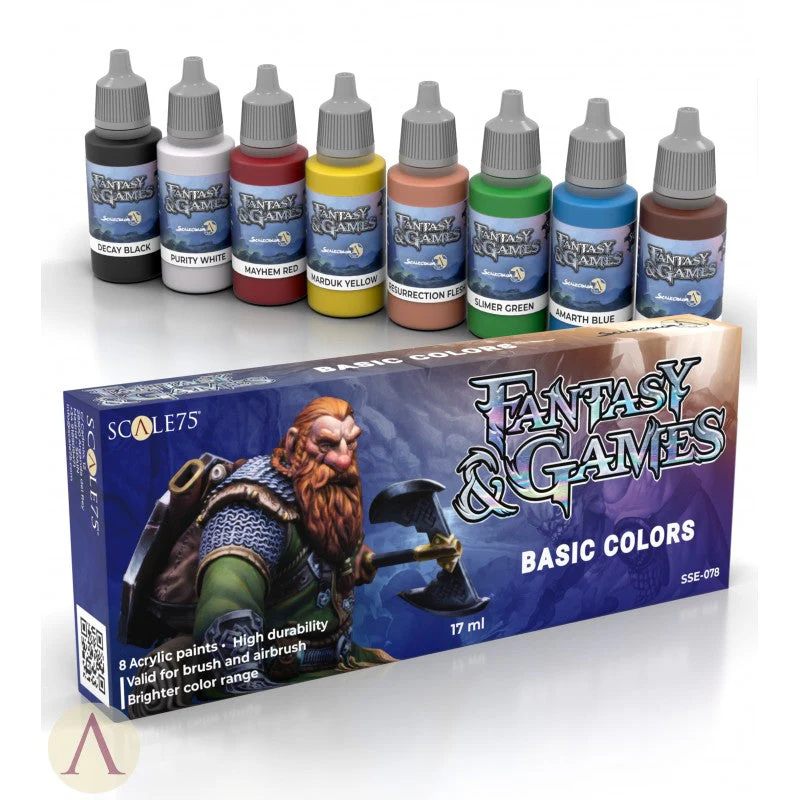 Scale 75 Fantasy & Games - Basic Colors