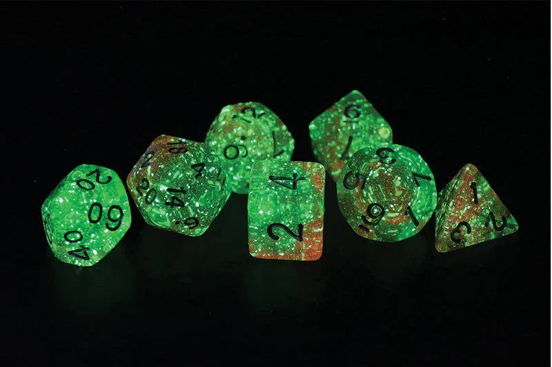Sirius Dice Set - Lotus Glowworm Dice Set - Image 3