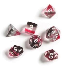 Sirius Dice Set - Pink Clear Black