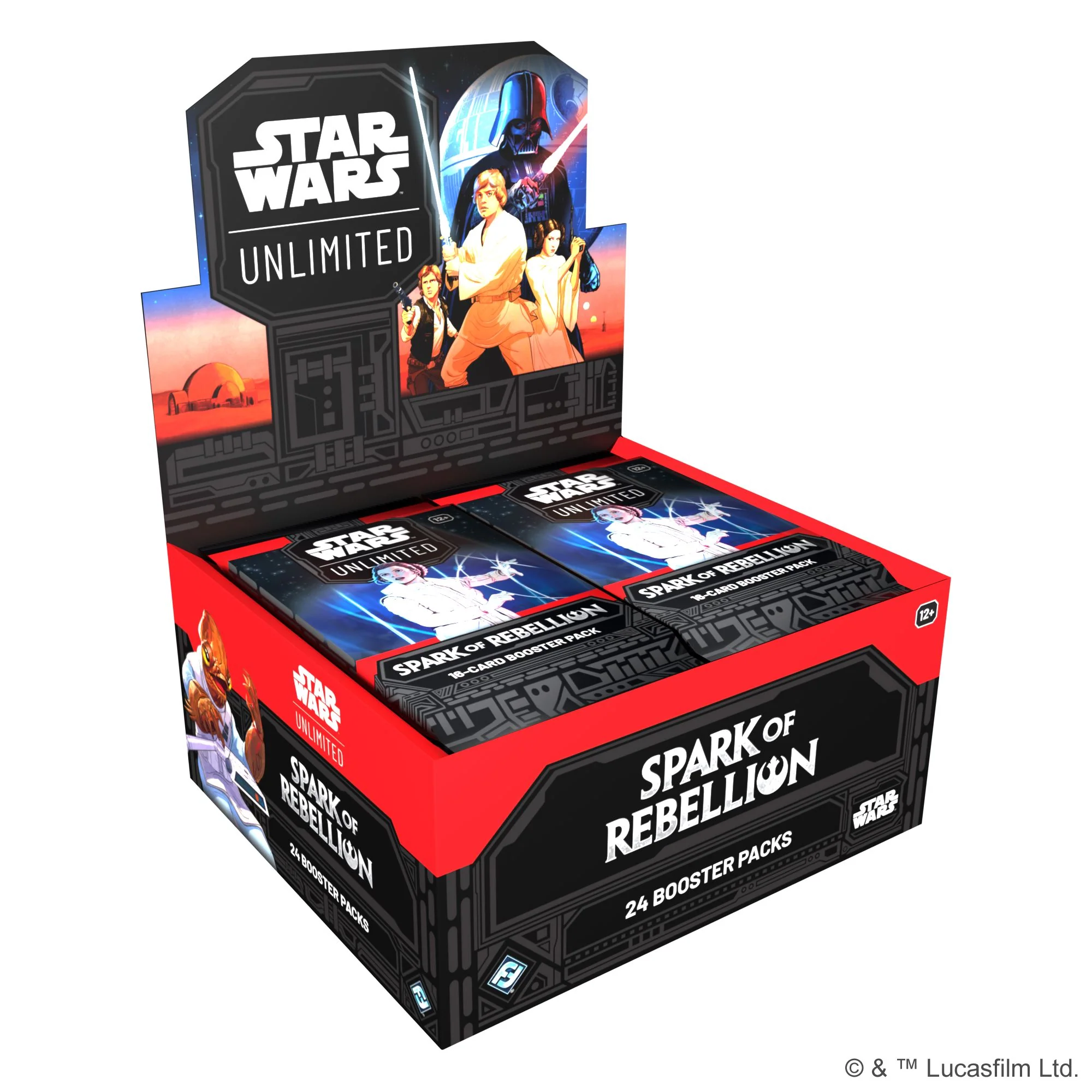 STAR WARS UNLIMITED: Spark of Rebellion - Booster Display (24 Boosters)
