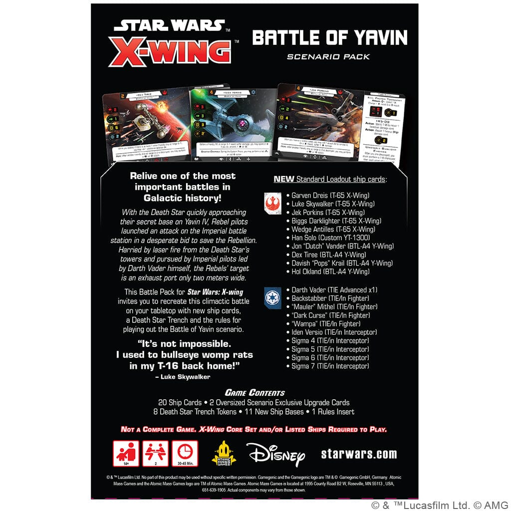 Star Wars X-Wing 2e: Battle of Yavin Scenario Pack - Image 2