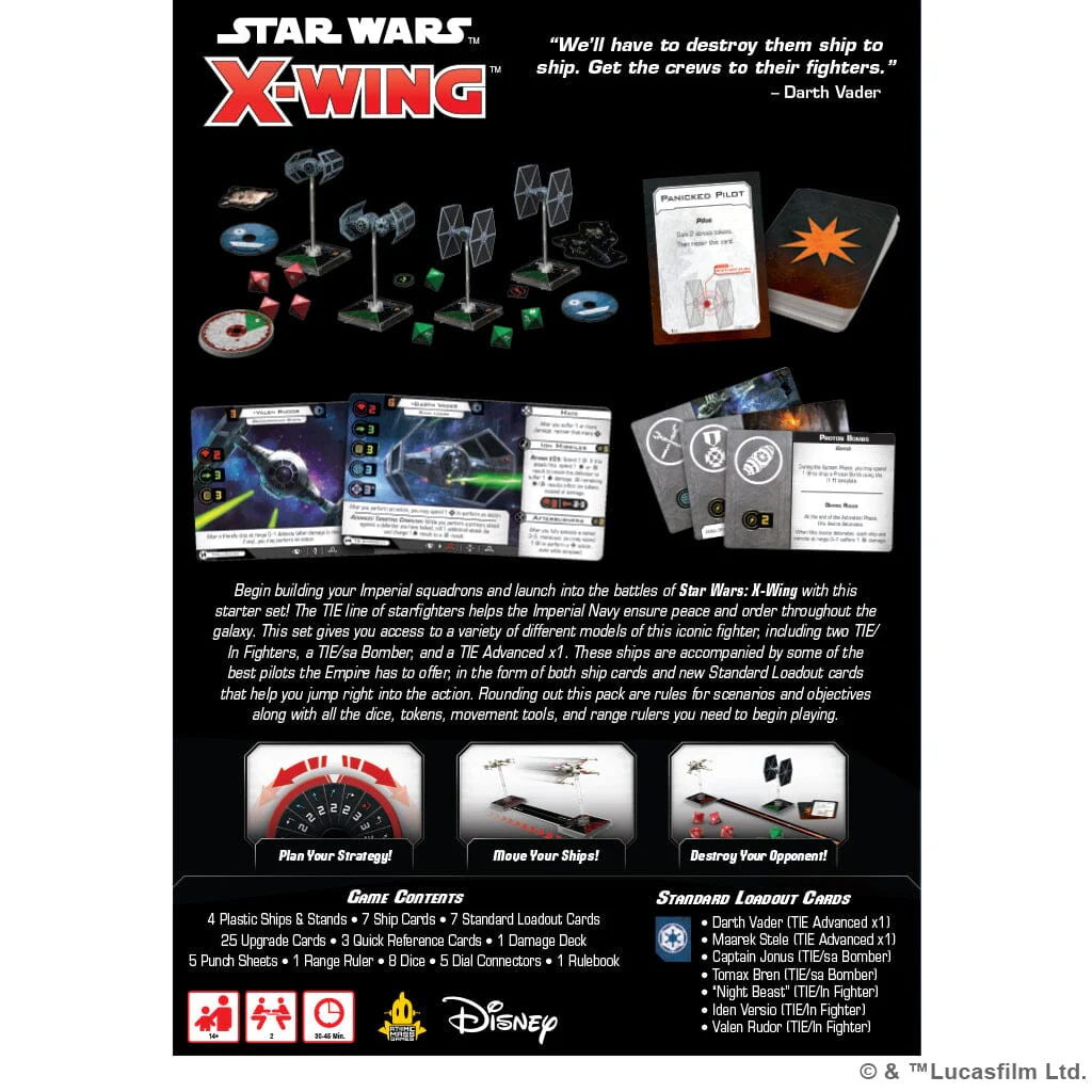 Star Wars X-Wing 2e: Galactic Empire Squadron Starter Pack - Image 2
