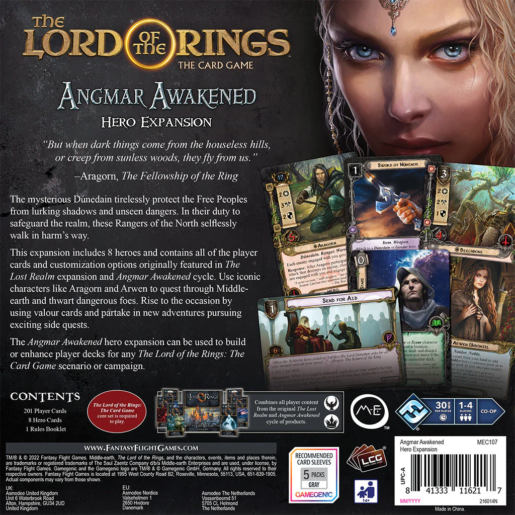 The Lord of the Rings LCG - Angmar Awakened Hero Expansion - Image 2
