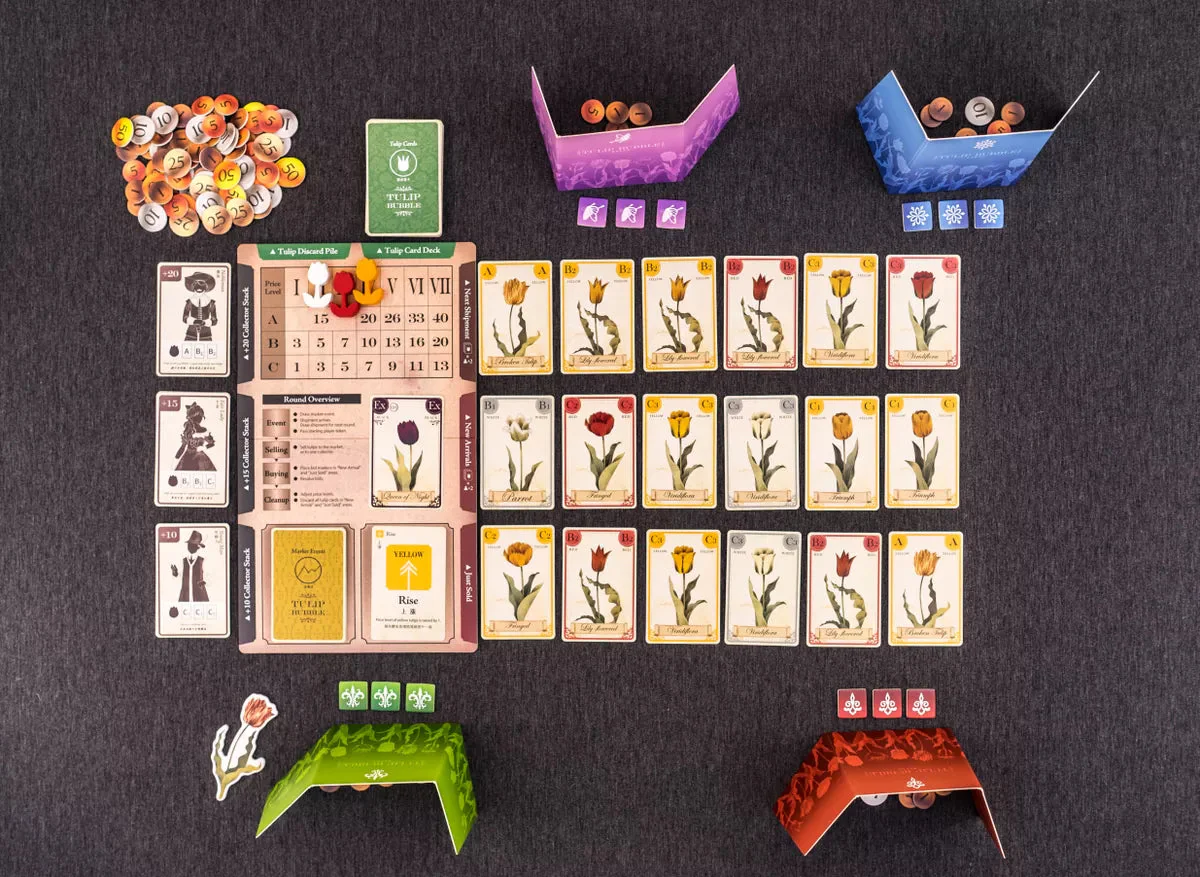 Tulip Bubble - auction set collection board game - Image 2