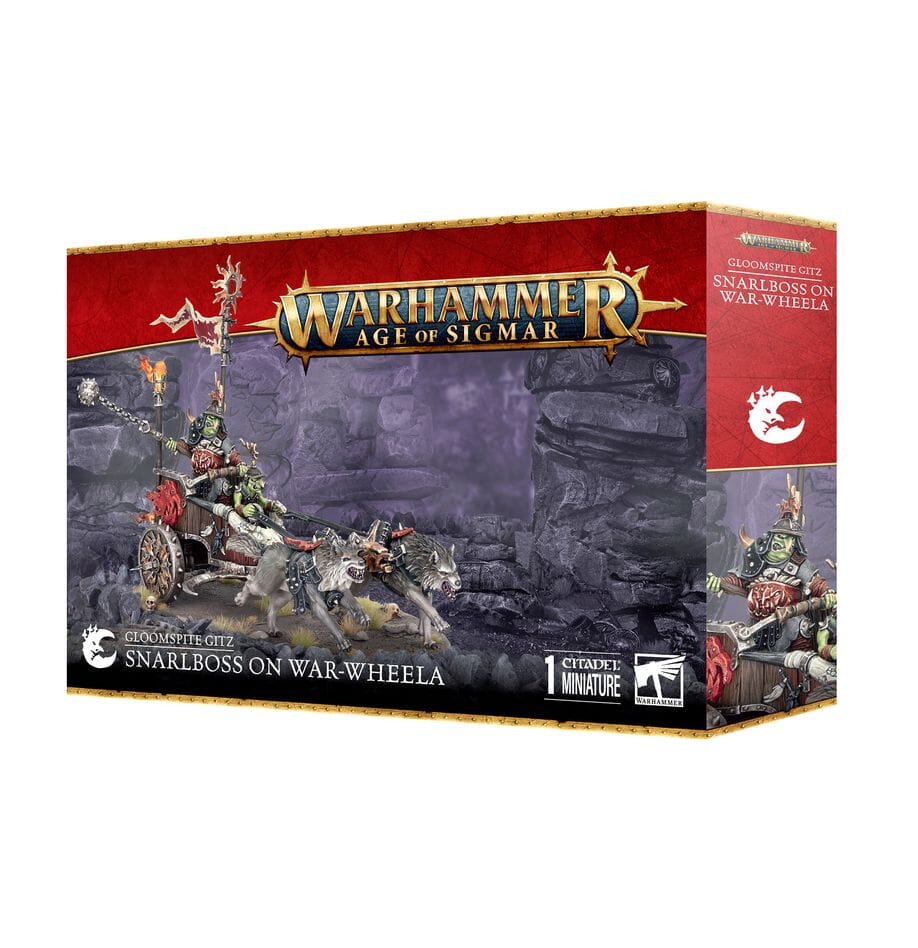 Warhammer AoS: Gloomspite Gitz: Snarlboss on War-Wheela