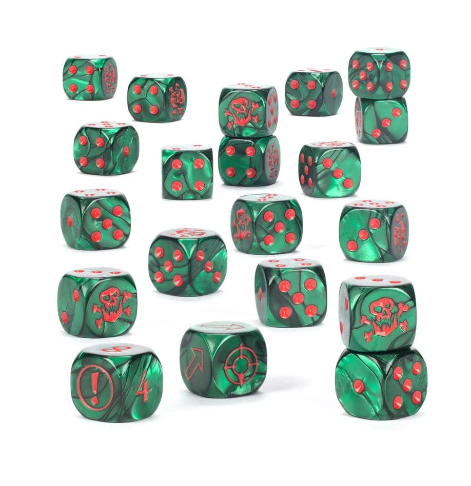 Warhammer the Old World: Orc and Goblin Tribes Dice Set - Image 2